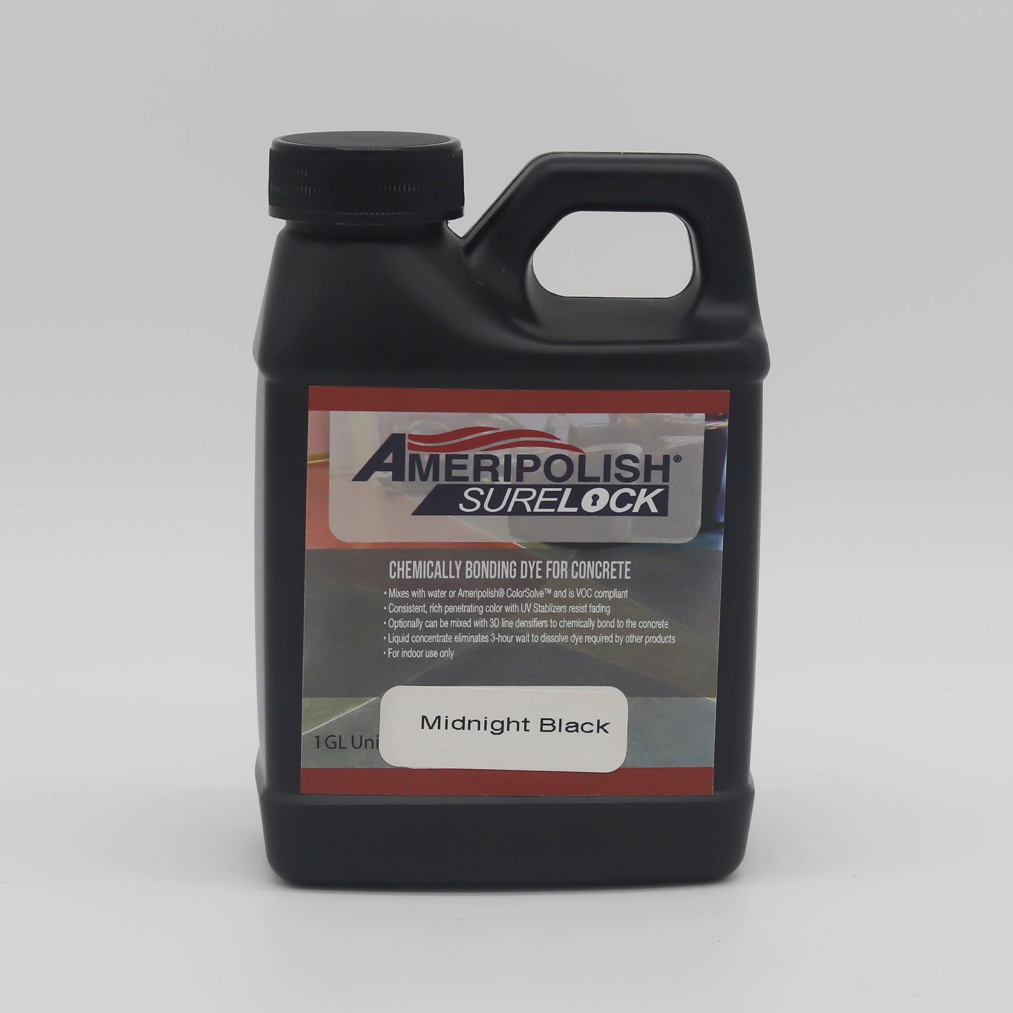 Ameripolish Concrete Polishing Midnight Black Dye - Freight Only