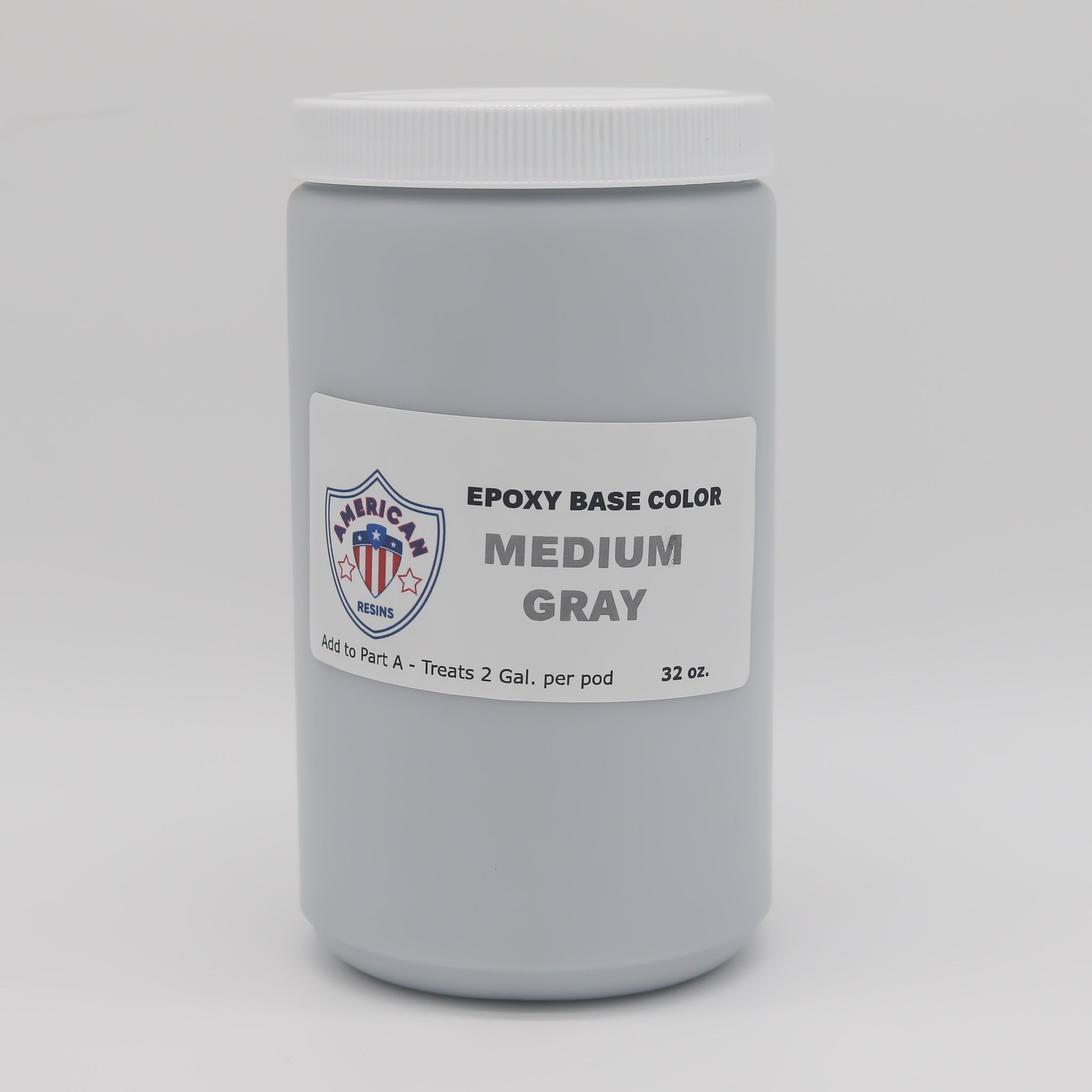 Solid Color Epoxy Colorant - Medium Gray 32oz